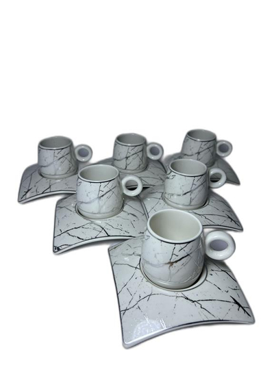 Filxhan porcelani për kafe 6copë. UNIMIKS