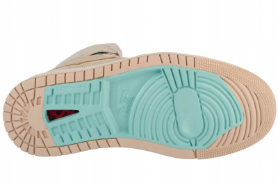 Atlete Nike Air Jordan 1 Zoom CMF 2 DV1305-101, për femra, të bardha