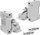 Bazë siguruesi Qoltec Fuse Base With Diode, 1000V, 15A, e bardhë