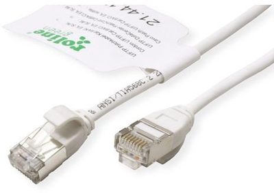 Kabllo rrjeti ROLINE GREEN U FTP Cat 6A, 1 m, LSOH, e bardhë