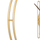 Orë muri MPM Quality Madrid E04.4490.80, e artë