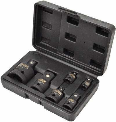 Set reduktorësh goditës AWTOOLS Black Line AW38720BL, 6 copë, CrMo, i zi