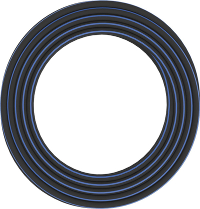 Zора за вода Fiskars Garden Hose S, 15 m, 13 mm, портокалова