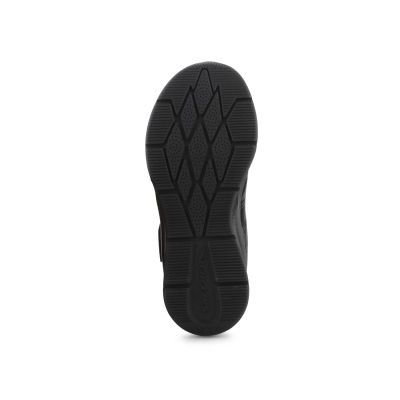 Këpucë sportive Skechers Microspec Texlor Jr 403770L, rrjetë që merr frymë, mbyllje me ngjitëse, të zeza