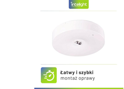 Panel tavanor LED Intelight Starlet Round 150A, IP20, i bardhë