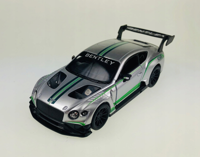 Makinë lodër Kinsmart Bentley Continental GT3, 1:38, metal, ngjyra miks