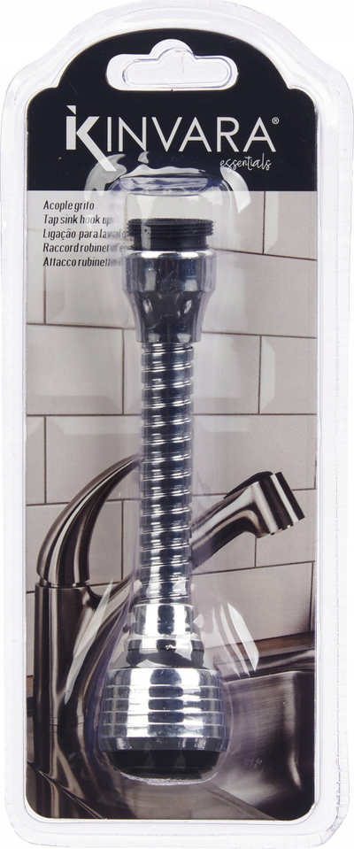 Zgjatim rubineti Kinvara Tap End Medium, me aerator, fleksibël, argjendtë
