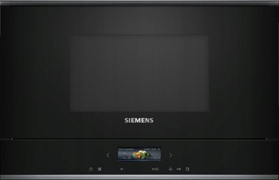 Furrë me mikrovalë inkaso Siemens BE732L1B1, 21L, 900W, e zezë