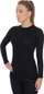 Bluzë termoaktive për gra Brubeck Active Wool LS12810, lesh Merino, mëngë të gjata, madhësia S