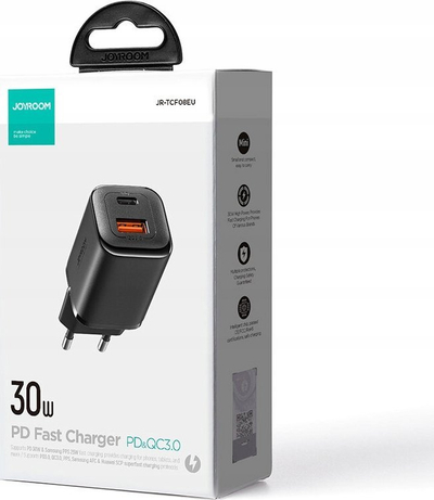 Karikues muri Joyroom JR-TCF08EU, 30W, USB-C USB-A, i zi
