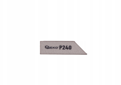 Bllok zmerili Geko P240, i pjerrët, 125x90x25mm, gri