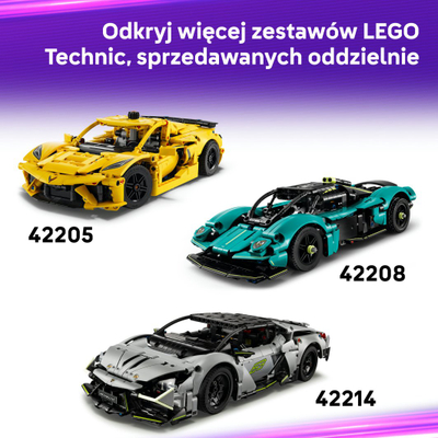 Set ndërtimi LEGO Technic Ferrari FXX K 42212, 897 pjesë, i kuq