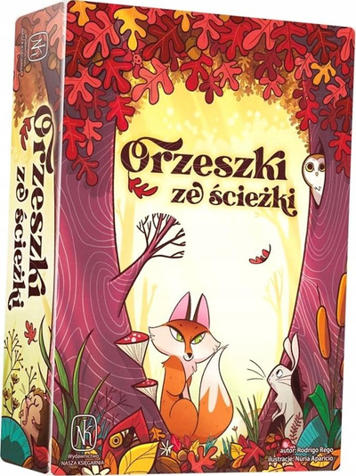 Lojë tavoline Nasza Księgarnia Nuts from the Path, për familje, 2024, me shumë ngjyra
