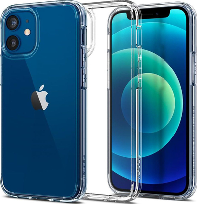 Mbrojtëse Spigen Ultra Hybrid për Apple iPhone 12 mini, transparente