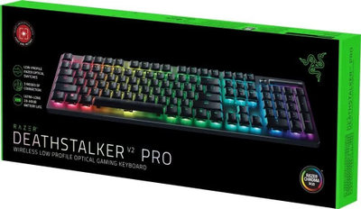 Tastierë gaming Razer DeathStalker V2 Pro, wireless, optike, e zezë