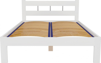 Kornizë krevati Topeshop Bed Frame, 140x200 cm, lamela fleksibile të përkulura, ngjyrë natyrale