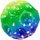 Top lodre Sombo Bouncing Ball, 7cm, shumëngjyrësh, set me 12 copë
