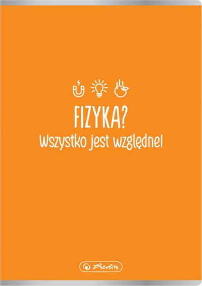 Fletore Herlitz Physics A5, 60 fleta, me katrore, portokalli