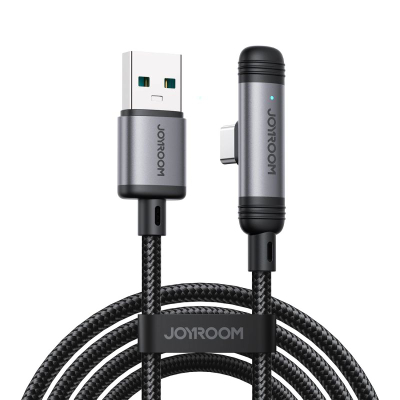 Kabllo USB Joyroom JR, USB A me USB C, 3A, 1.2m, e zezë