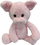 Lodër pellushi World's Softest Plush, derrkuc pug, super i butë, rozë