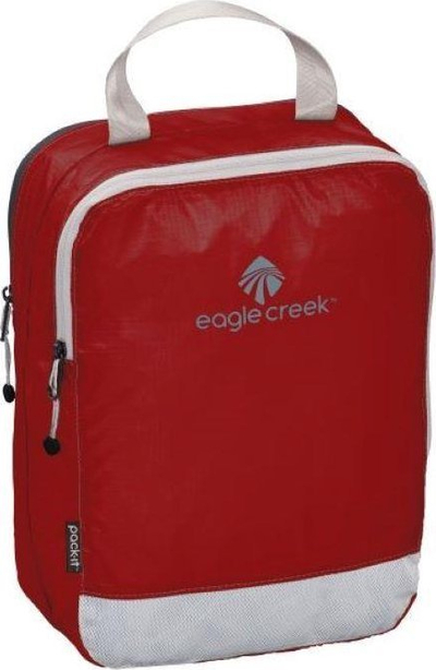 Kuti organizuese Eagle Creek Pack It Specter Clean Dirty Half Cube, me dy ndarje, shumë e lehtë, e kuqe