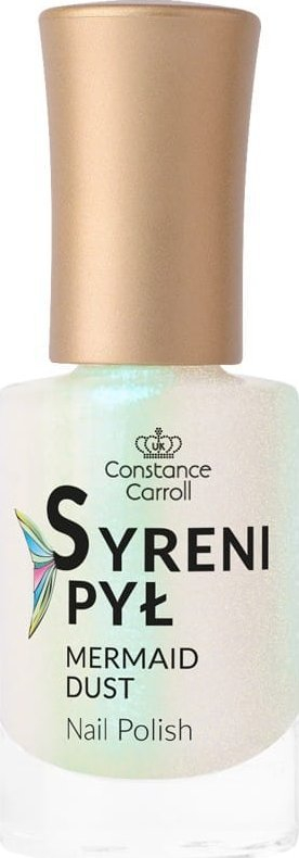 Lak thonjsh Constance Carroll Mermaid Dust 04, me shkëlqim, 10 ml, jeshil