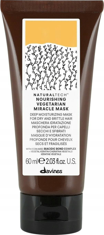 Maskë flokësh Davines Nourishing Miracle, hidratuese, 2.03 oz
