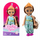 Kukull Mini Princeshë, 17 cm, me fustan edhe kurorë, shumëngjyrëshe