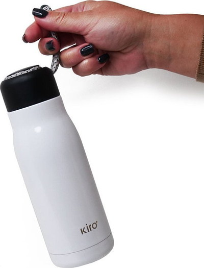 Термос Kiro KI019TBWH, 350ml, инокс челик, бел