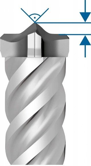 Stërvitëse betoni Bosch Expert SDS Max 8X, karbit me 4 prerëse, 30mm, 320mm