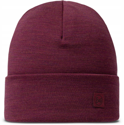 Kapelë BUFF Heavyweight Merino Wool Beanie Loose, lesh merino, për dimër, gri