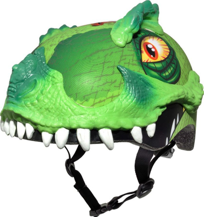 Helmet për fëmijë C-PREME Junior T-REX AWESOME, 50-54 cm, jeshile