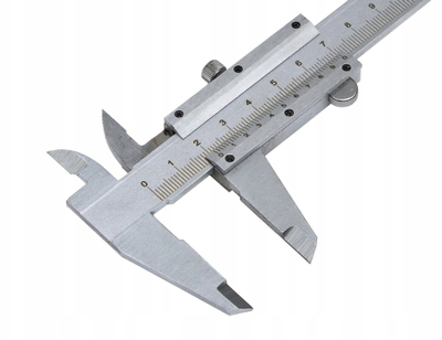 Kaliper metalik me dorë, 150mm, me kuti mbrojtëse