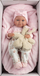 Kukull bebe Llorens Nica, vinil, 40 cm, shumëngjyrëshe