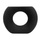 Dekor tavoline qeramike Ellipto 18x6,5x14Hcm (HM4646.02), zezë