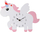 Orë muri Home Styling Collection Unicorn, MDF, 30 x 24 cm, rozë
