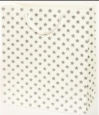 Кеса за подароци Wydawnictwo Diecezjalne Gift Bag L stars 0286-01, голема големина, мотив со ѕвезди, повеќебојна