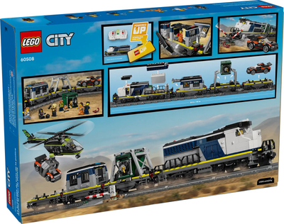 Set lodrash LEGO City Police Train Heist 60508, 1313 pjesë, 7+
