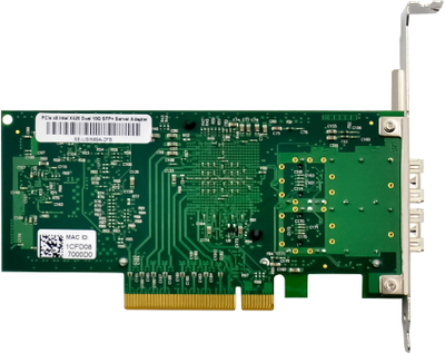 Kartë rrjeti Exsys InLine Dual 10G, 2x SFP+, PCIe x8, e zezë