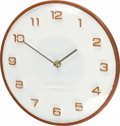 Orë muri 4Living Caserta, 25 cm, plastike, kafe