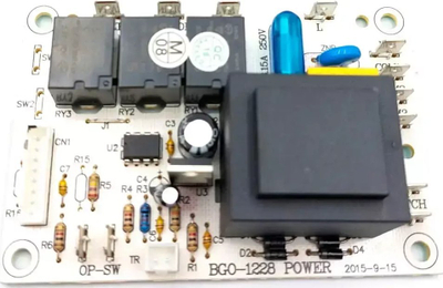 Pllakë elektronike DEA XDED9956TK.14, model E123995 BGO1228, për pajisje elektrike, shumëkomponente, jeshile
