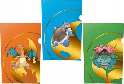 Set fletore mbajtëse Ultra PRO Pokémon Tournament, 3 copë, A4, shumëngjyrëshe