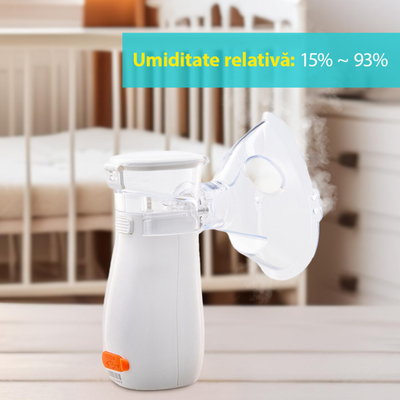 Nebulizator U-grow Aerosol Device, 3.95x11.8 cm, trup ABS, i bardhë