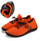Atlete sportive për femra Brubeck BAREFOOT MERINO, lesh Merino, frymëmarrëse, portokalli e zezë