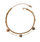 Byzylyk kyçi këmbës Miravie Gold Anklet, çelik inox, veshje 18K GOLD PVD, ngjyrë ari