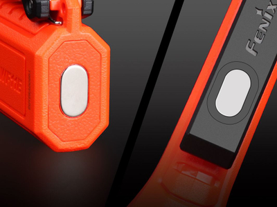 Elektrik dore Fenix WF11E, LED, 200 lumens, portokalli