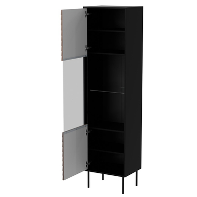 Vitrinë Cortina Display Cabinet, 53x40x182 cm, ngjyrë e zezë