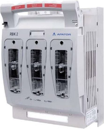 Çelës izolues me siguresë Apator RBK 2 pro M, 400A, 690V, për montim në pllakë