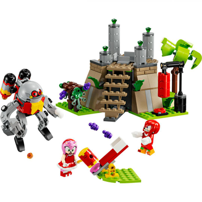 Set ndërtimi LEGO Sonic the Hedgehog Knuckles and the Master Emerald Shrine 76998, 325 pjesë, për fëmijë 8+