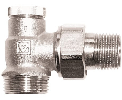 Valvul kthimi për radiator Herz 1372441, 1/2", e këndëzuar
